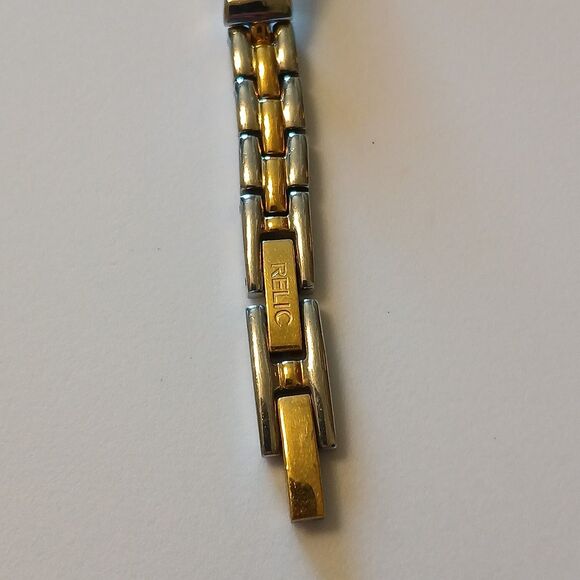 Relic Women's Two-Toned Black Dial Stainless Steel Bracelet Watch WR 30M ZR33755 - Picture 8 of 15